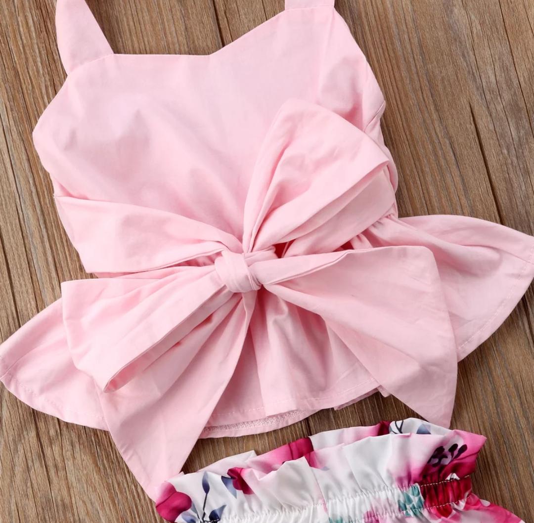 Pink Bow Summer Set