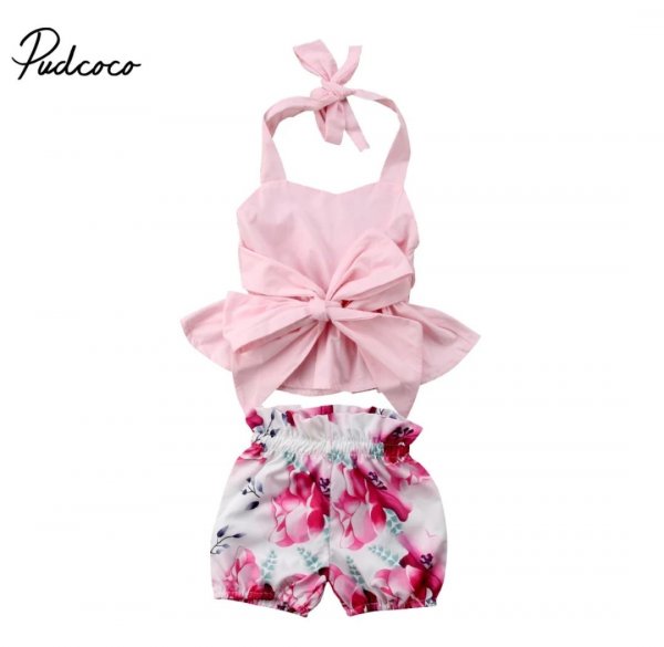 Image of Pink Bow Summer Set