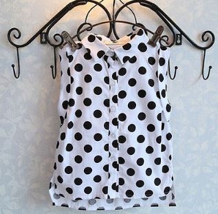 Pink Shorts And Polka Print Top