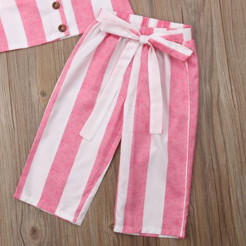 Pink Striped Set