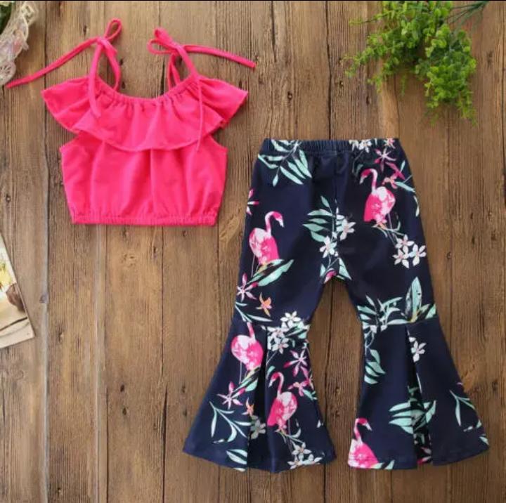 Pink Top with Palazzo