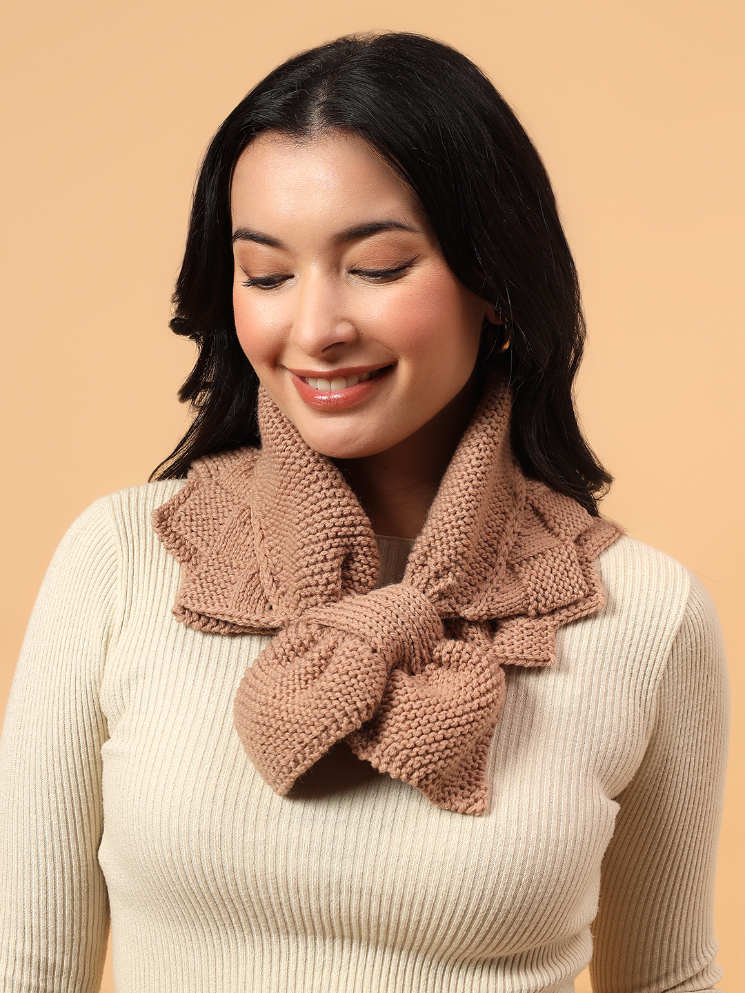 Merino Neckwarmer  Beige