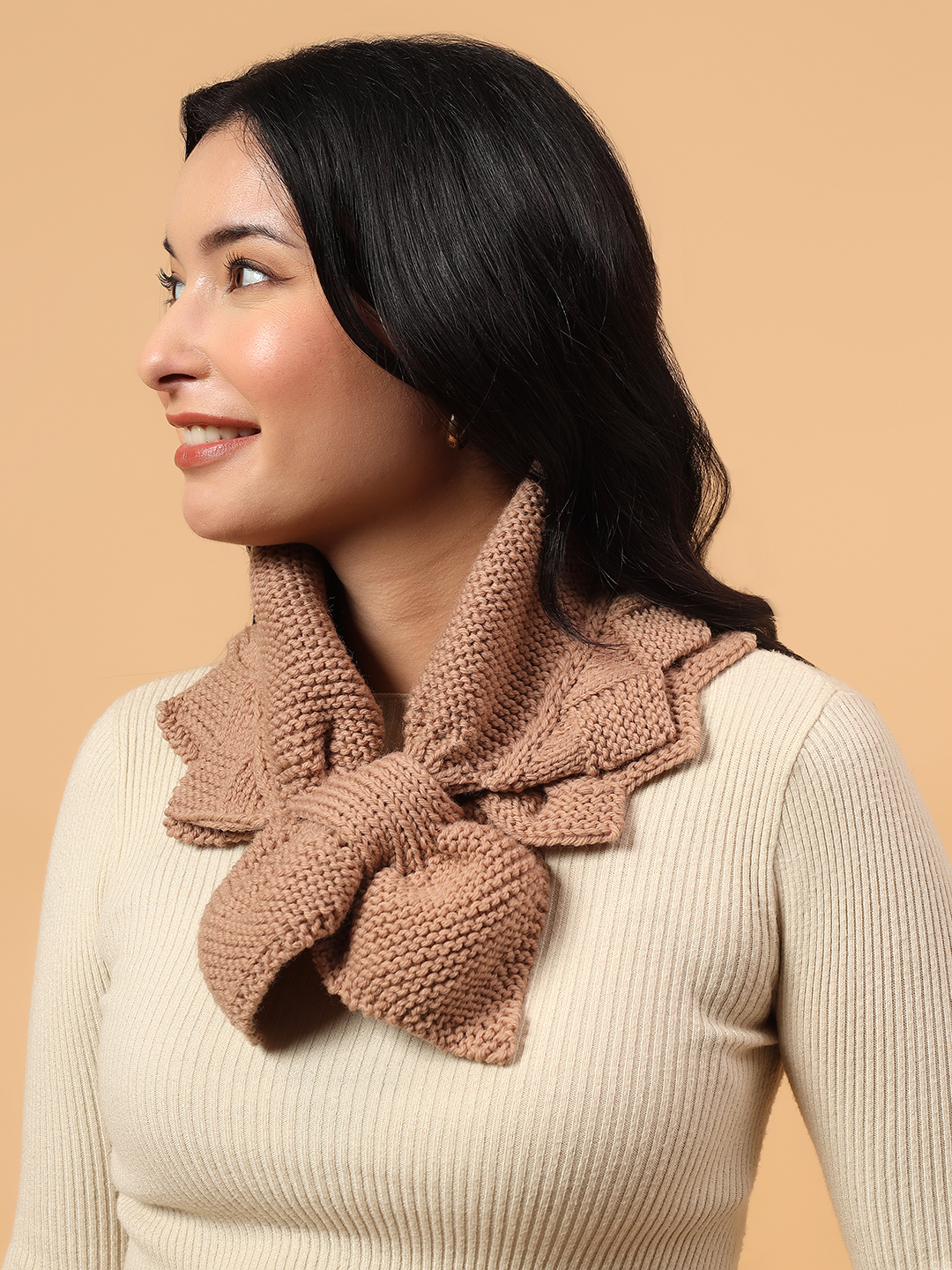 Merino Neckwarmer  Beige