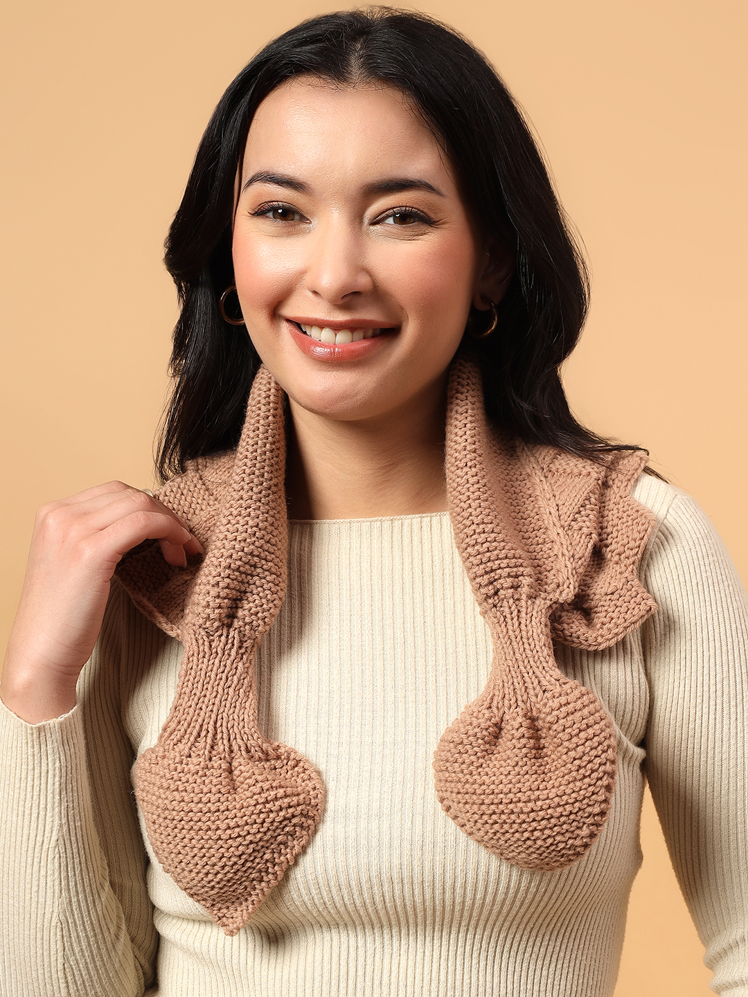 Merino Neckwarmer  Beige