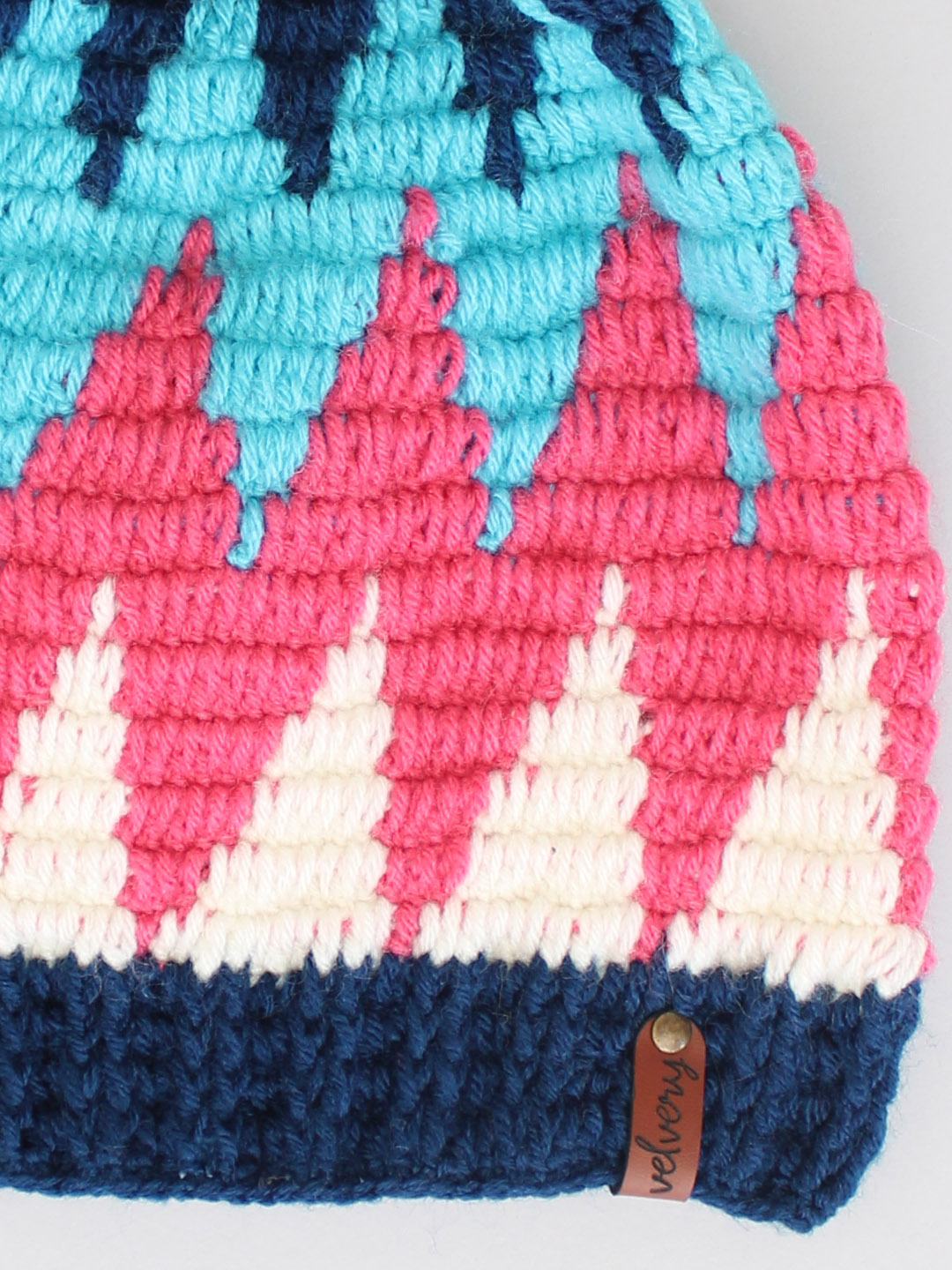 Cute Pom Pom Cap for Women - Multicoloured
