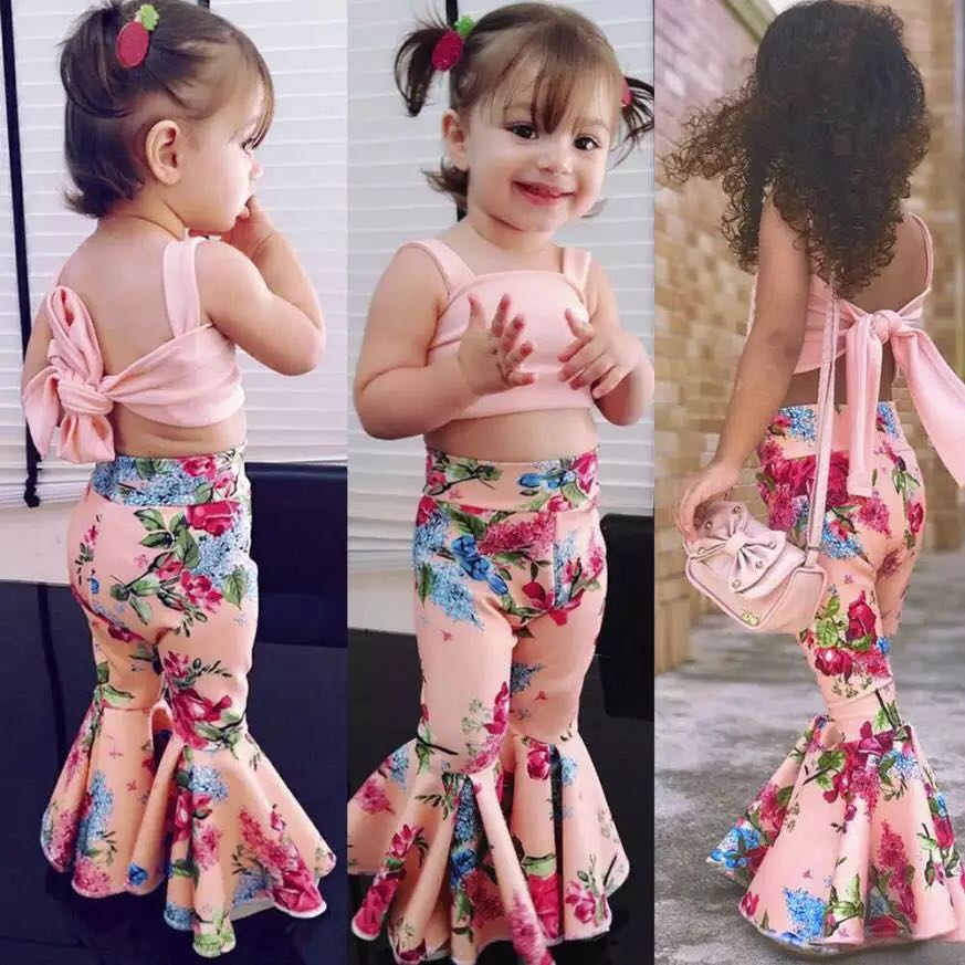 Pretty Peach Palazzo Set