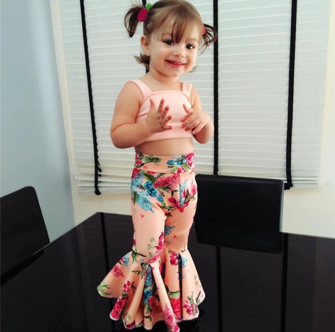 Pretty Peach Palazzo Set