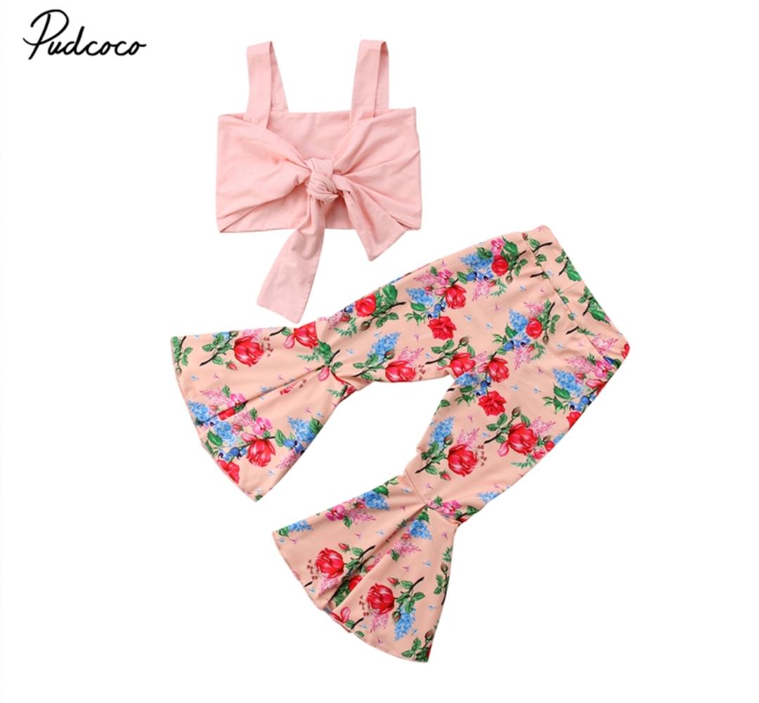 Pretty Peach Palazzo Set