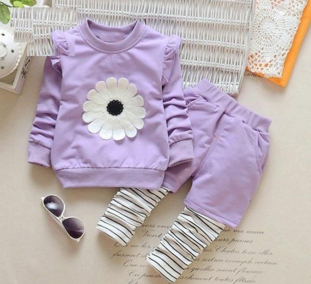 Purple 2 Pc Set for Girls