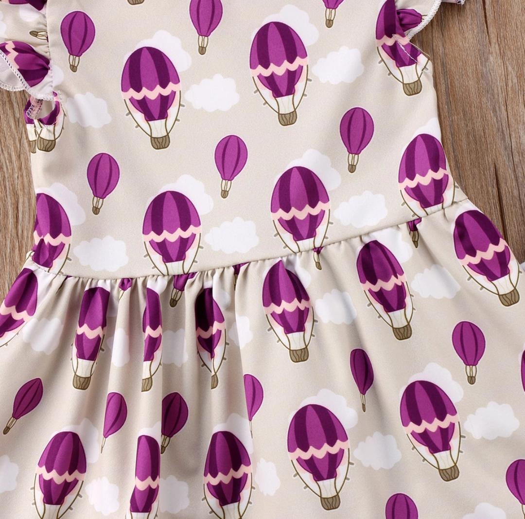 Purple Cute Printed Set