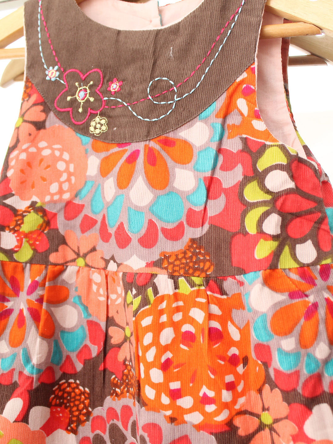 Qvink Abstract Motif Printed Dress - Multicolor