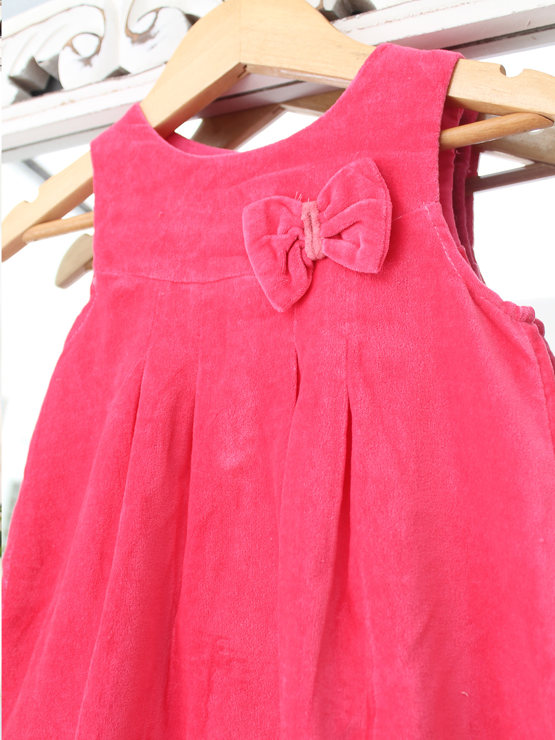 Qvink Sleeveless Bow Detailed Dress - Pink