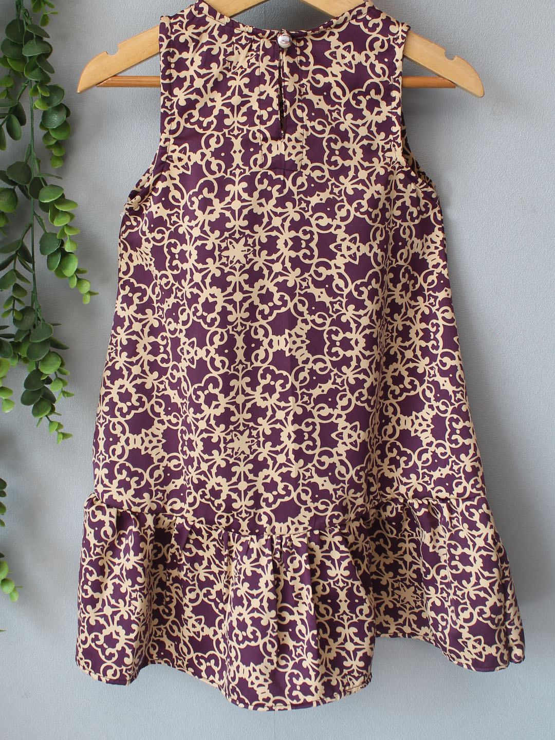 Qvink Printed Summer Dress  Purple