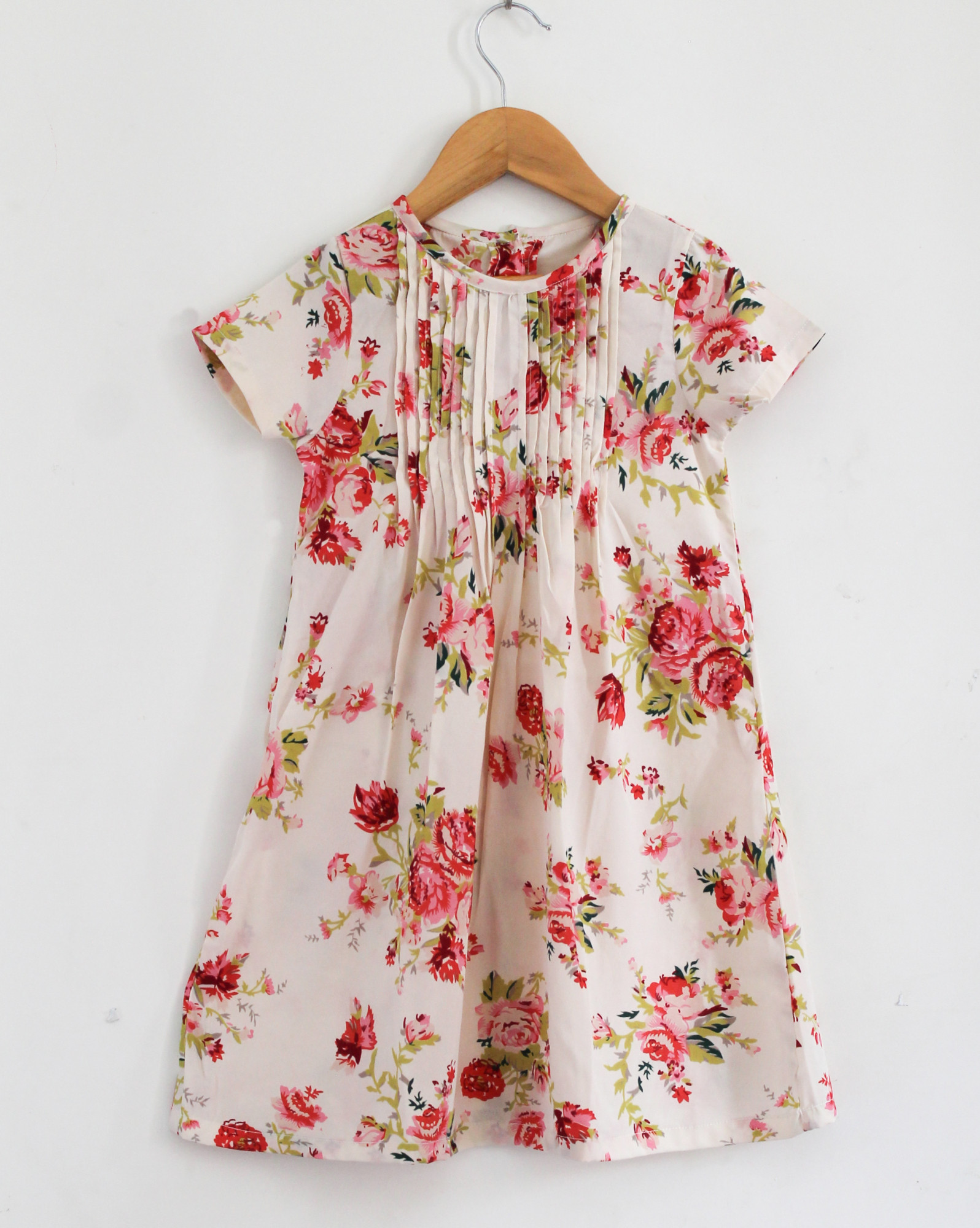 Qvink Floral Printed Dress - Cream