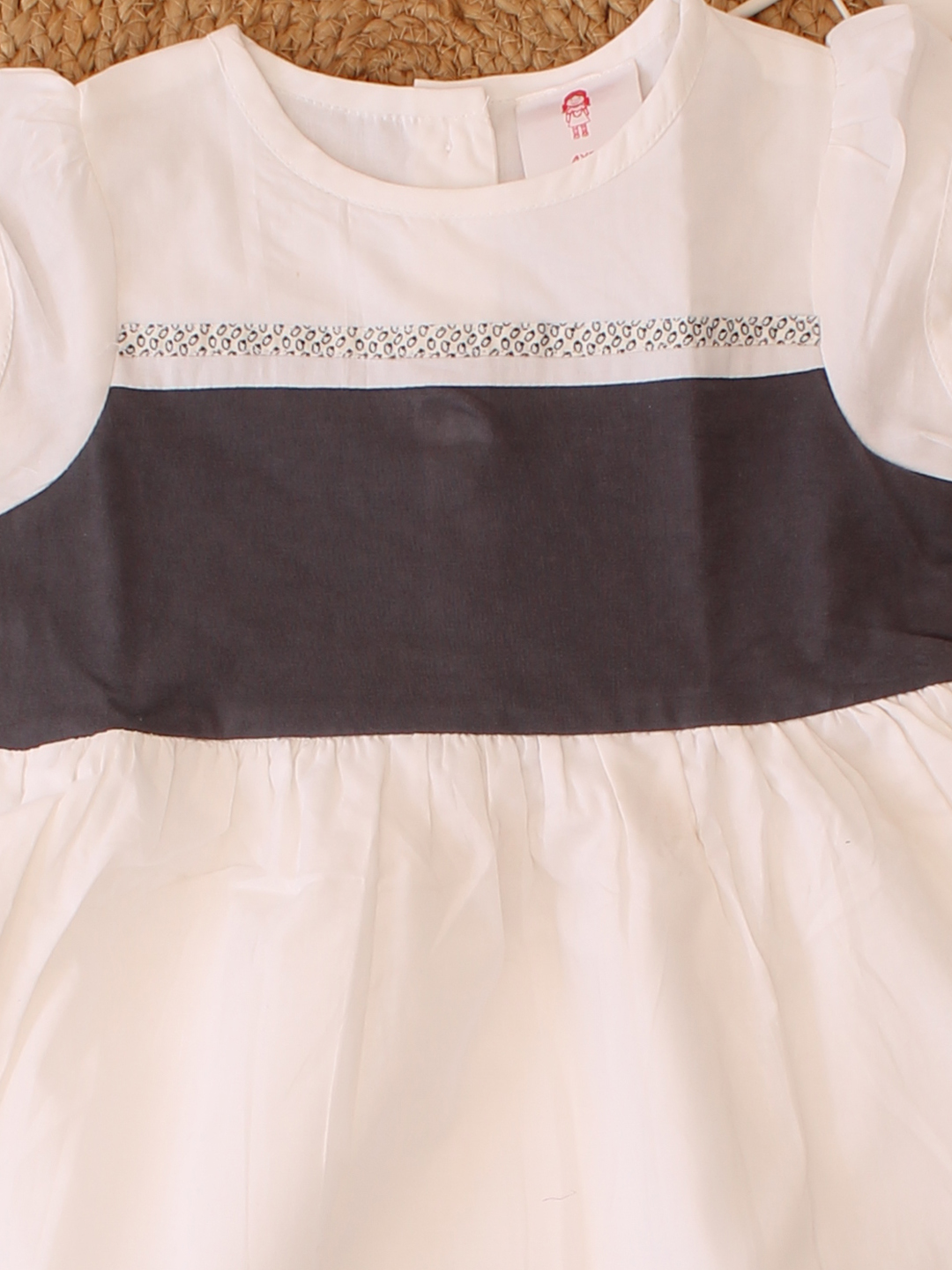 Qvink Colorblock Dress  White
