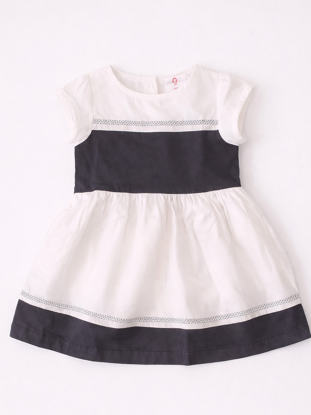Qvink Colorblock Dress - White
