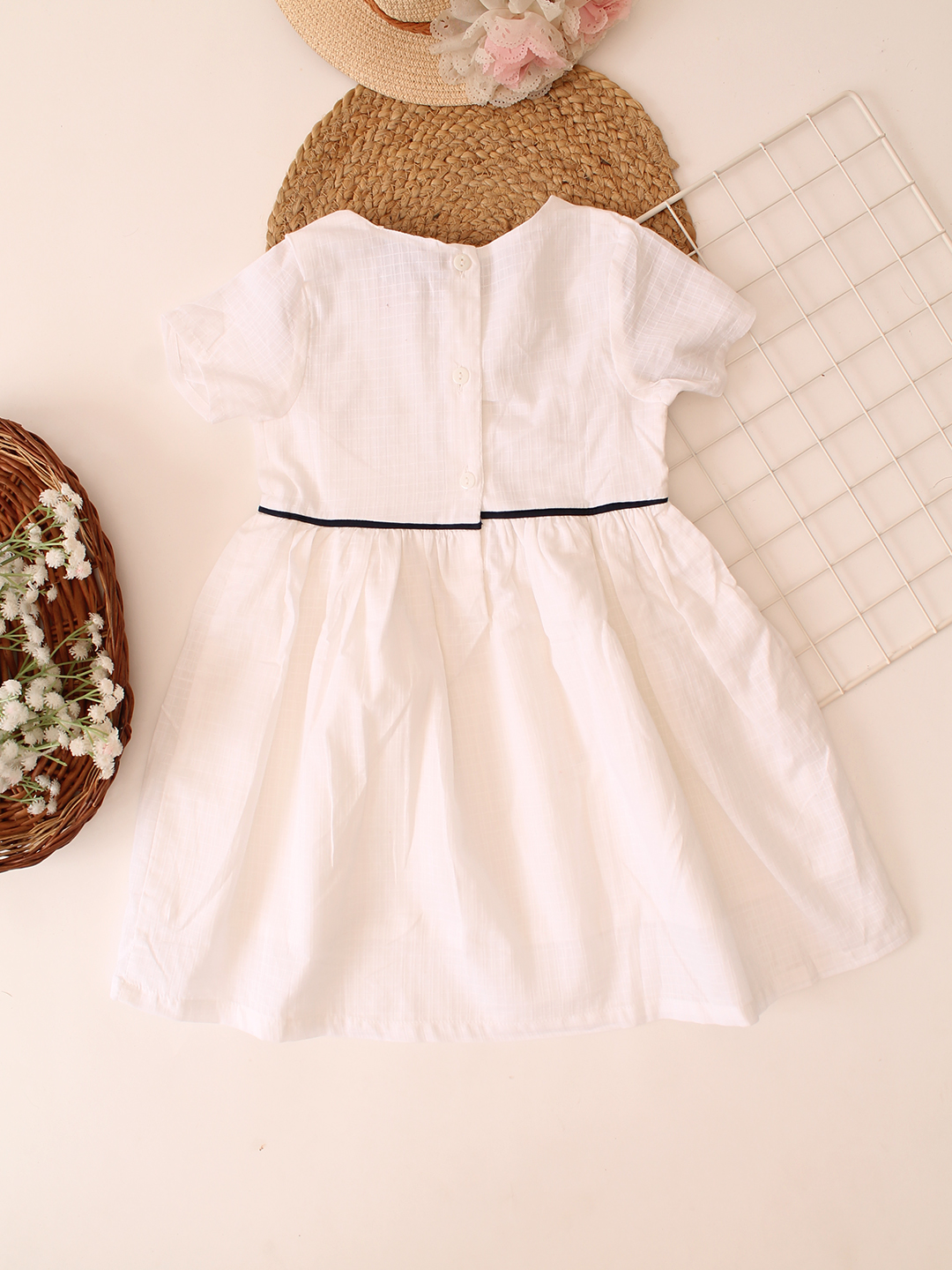 Qvink Cotton Summer Dress - White