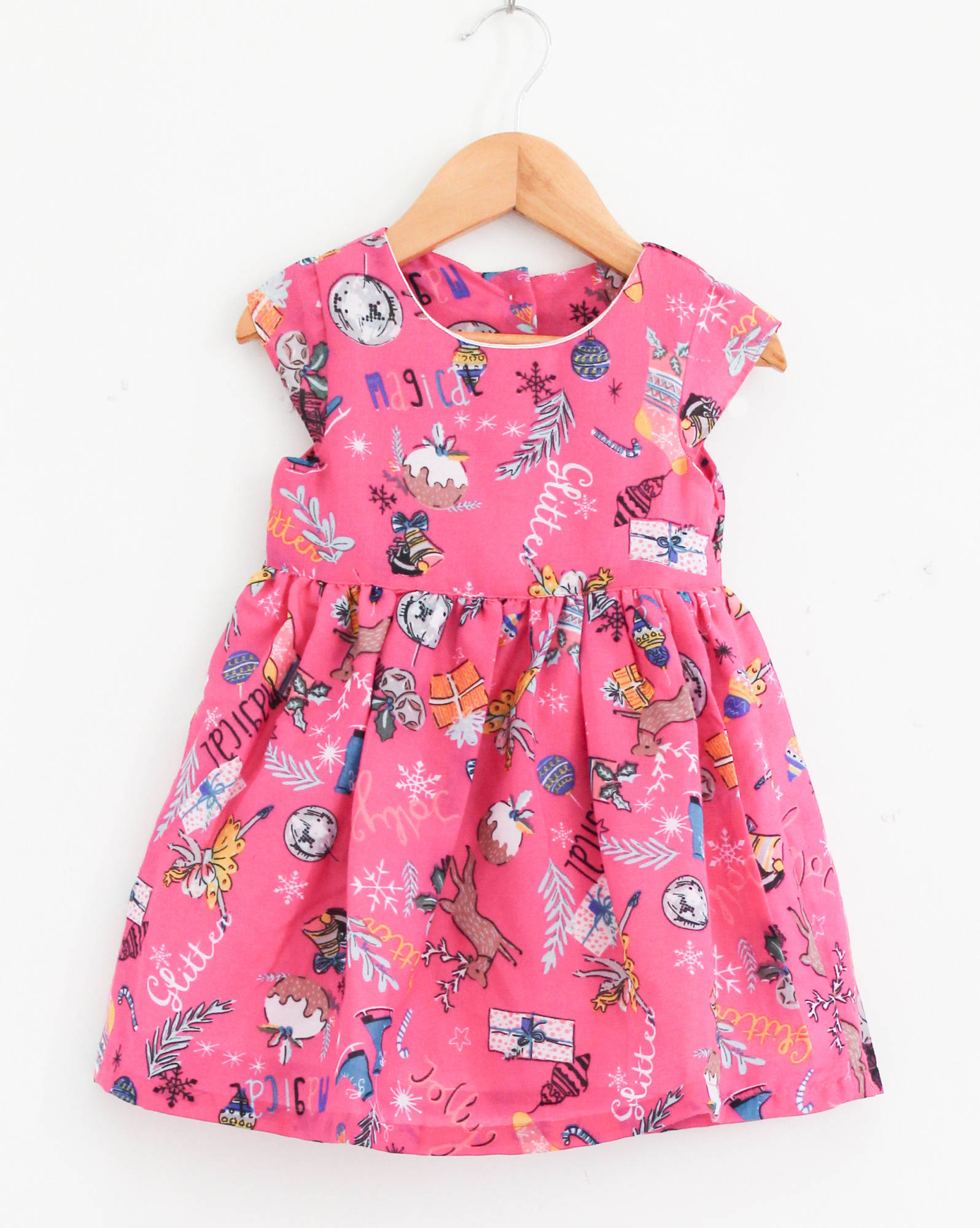Qvink Multi Printed Dress - Pink
