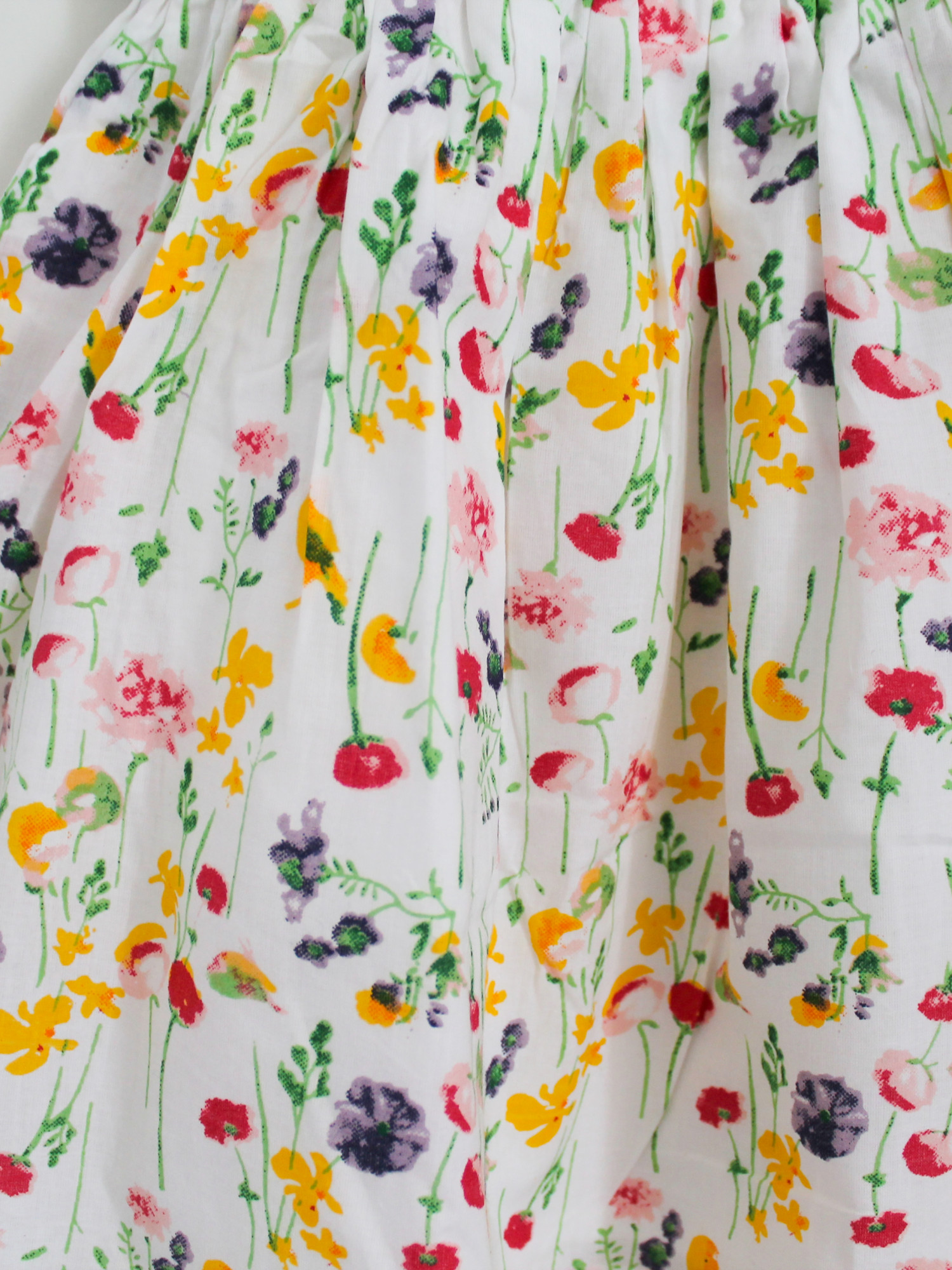 Qvink Floral Printed Casual Dress  White