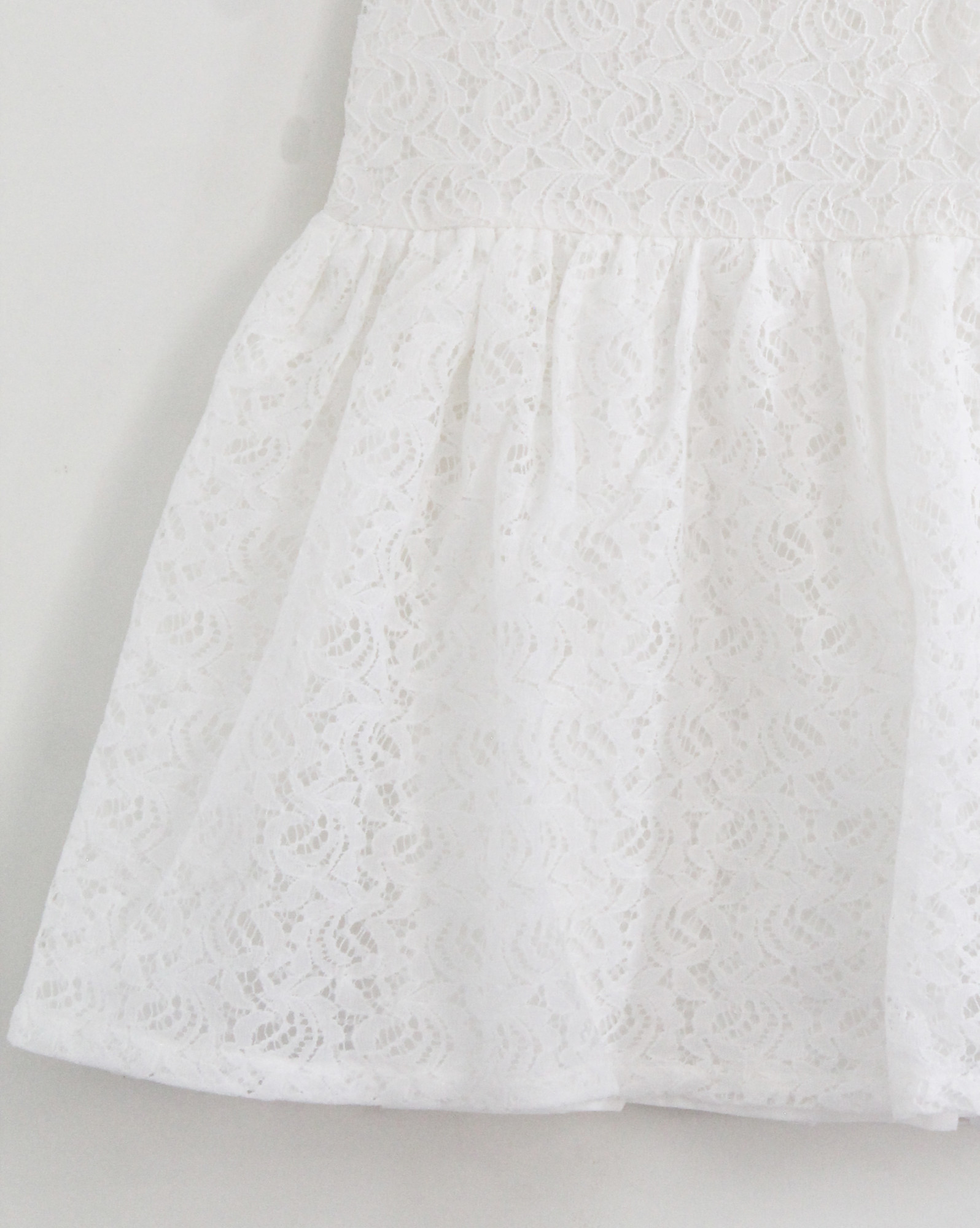 Qvink Cap Sleeves Casual Dress  White