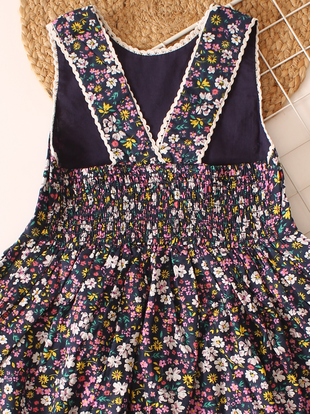 Qvink Floral Printed Caual Dress  Multicolor