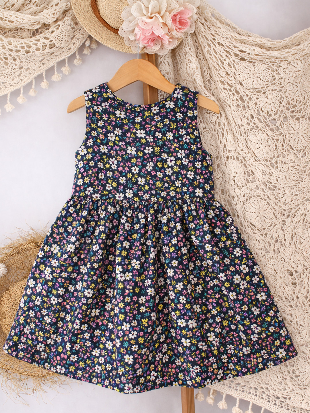 Qvink Floral Printed Caual Dress - Multicolor