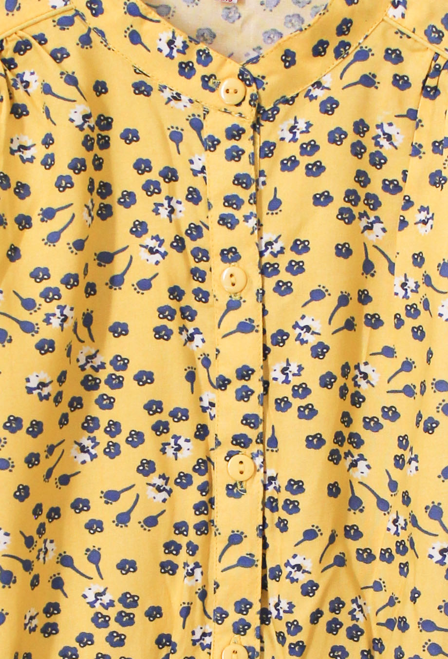 Qvink Floral Printed Playsuit - Yellow