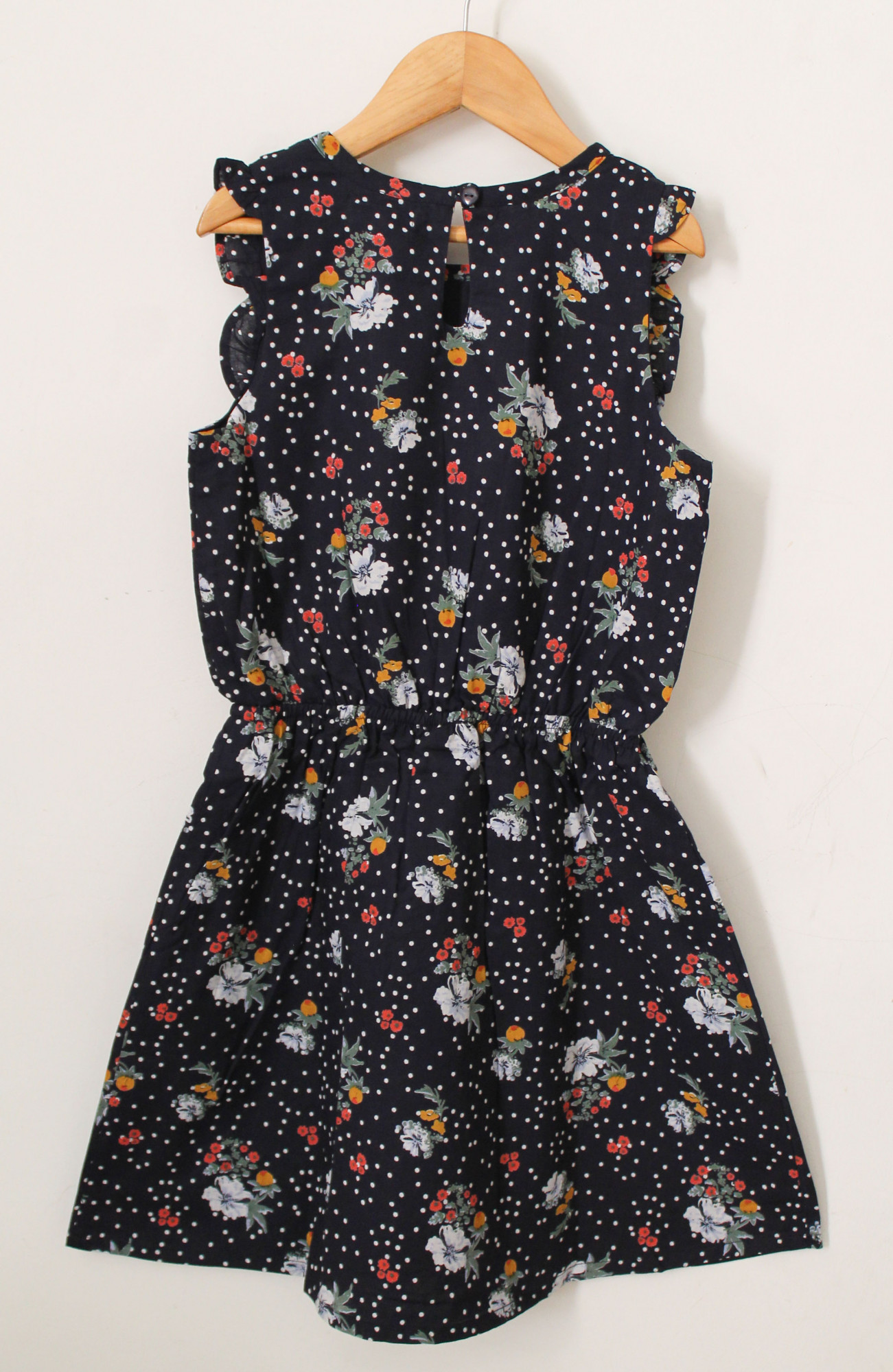 Qvink Printed Casual Dress  Navy