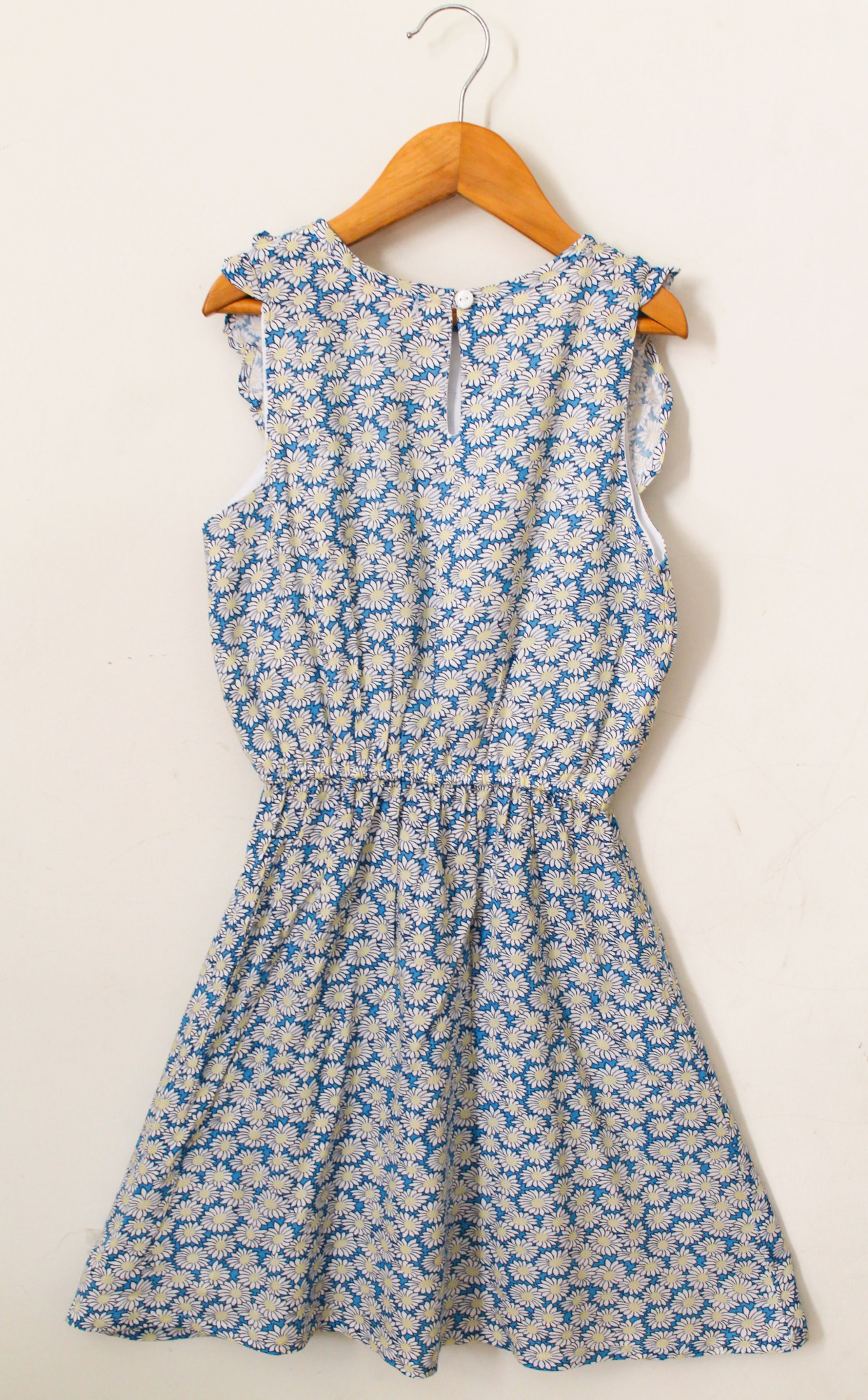 Qvink Floral Printed Casual Dress - Blue