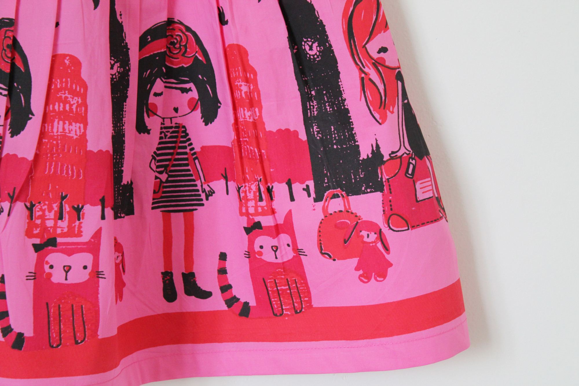 Qvink Printed Casual Dress - Pink