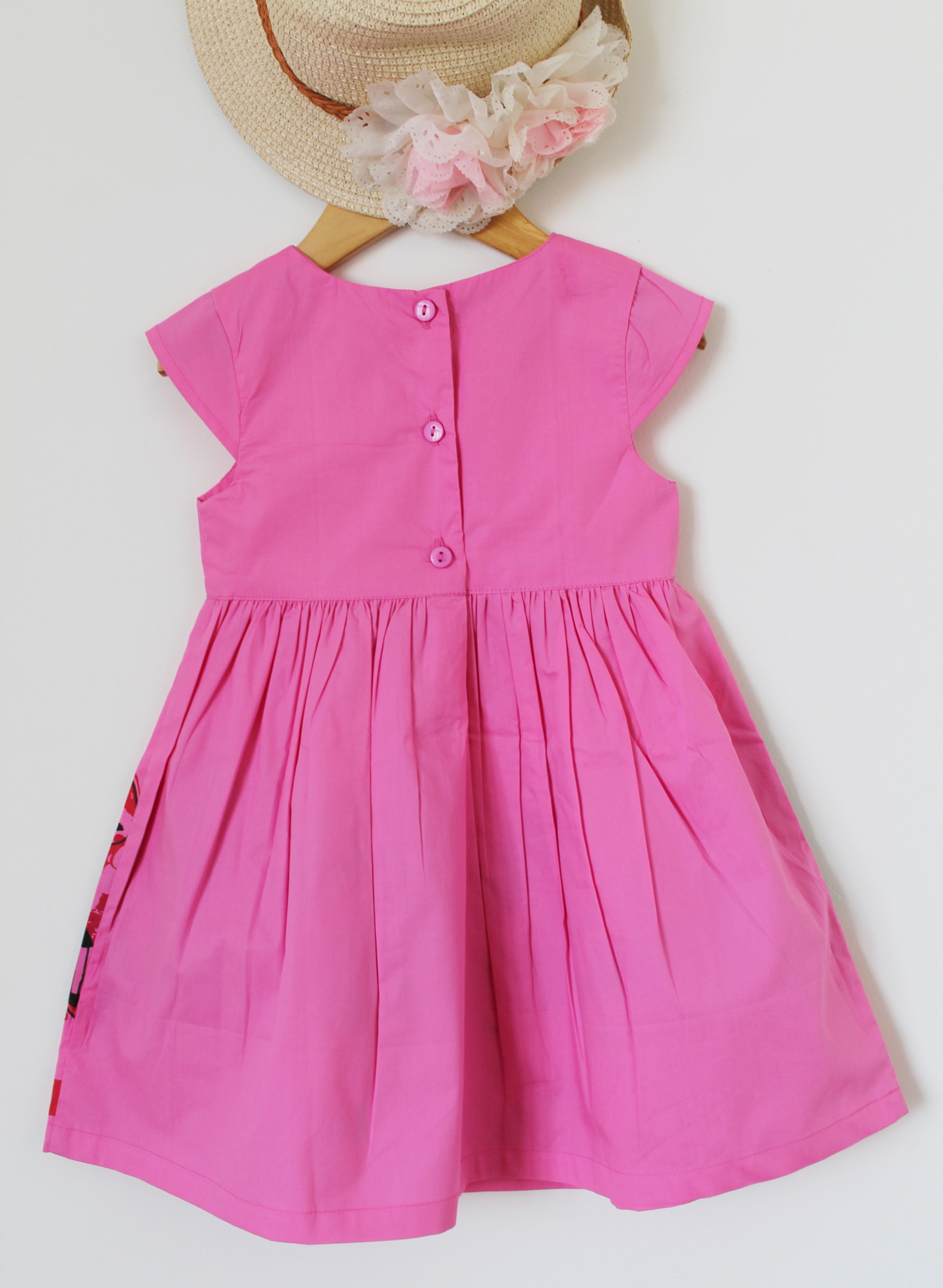 Qvink Printed Casual Dress  Pink