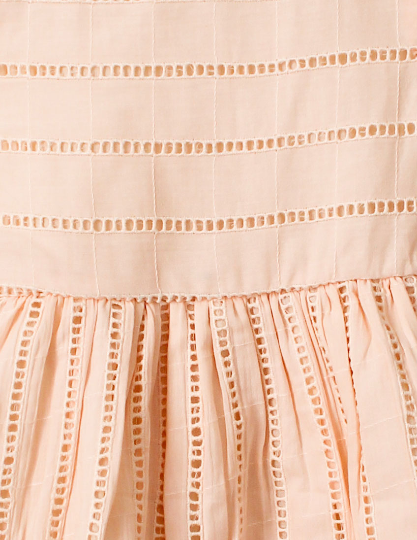 Qvink Solid Casual Dress  Cream