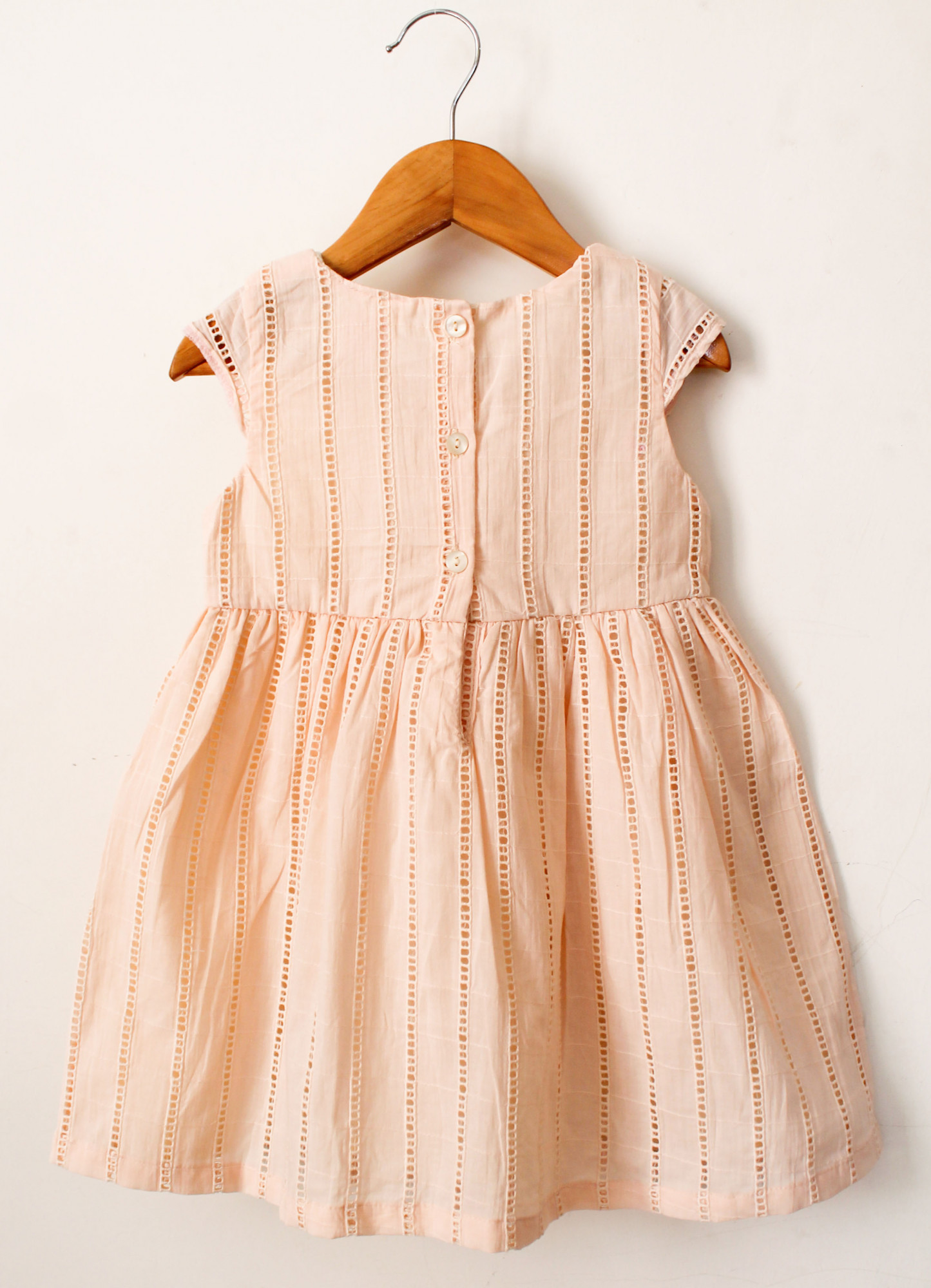 Qvink Solid Casual Dress  Cream