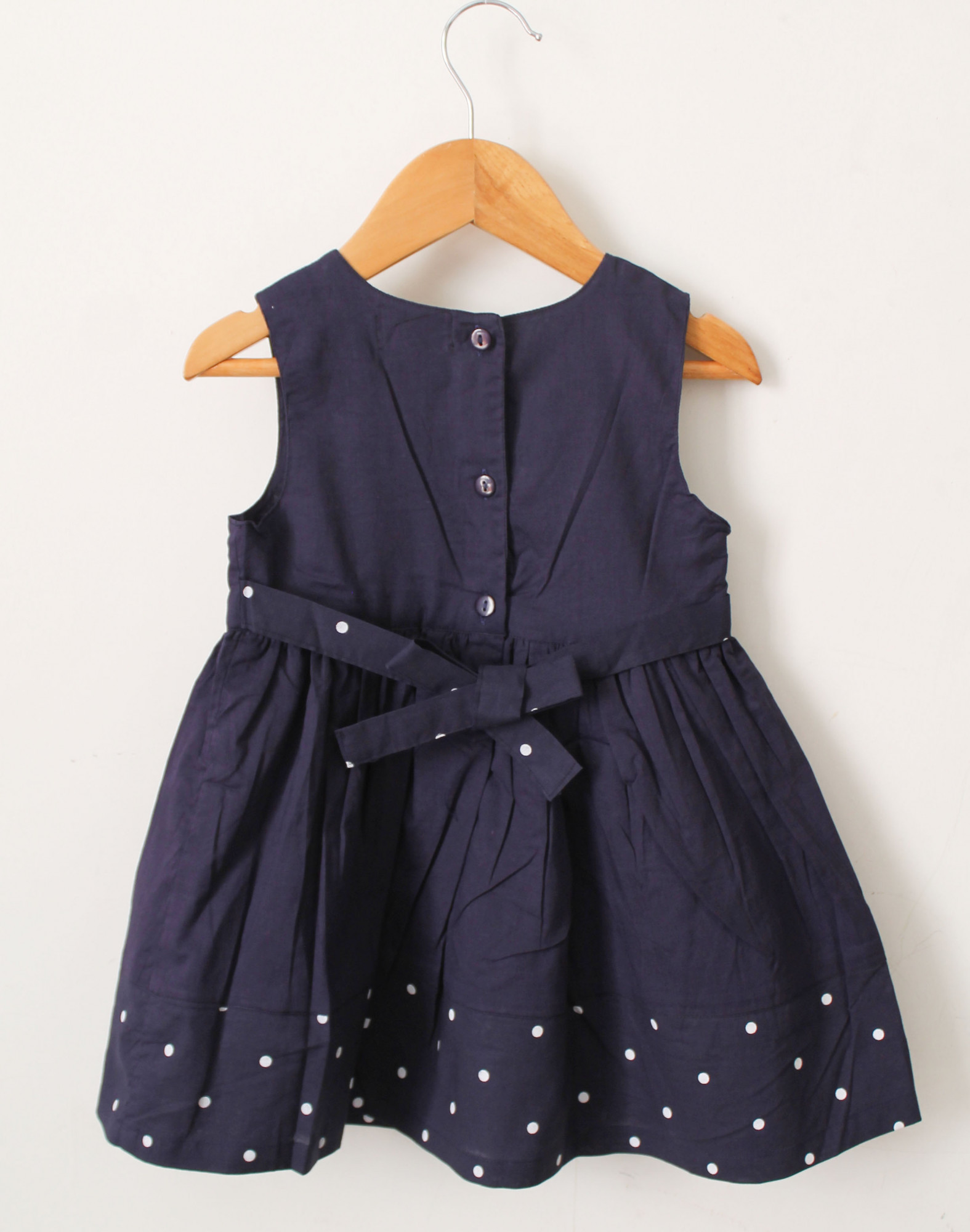 Qvink Bow Detailed Casual Dress  Navy