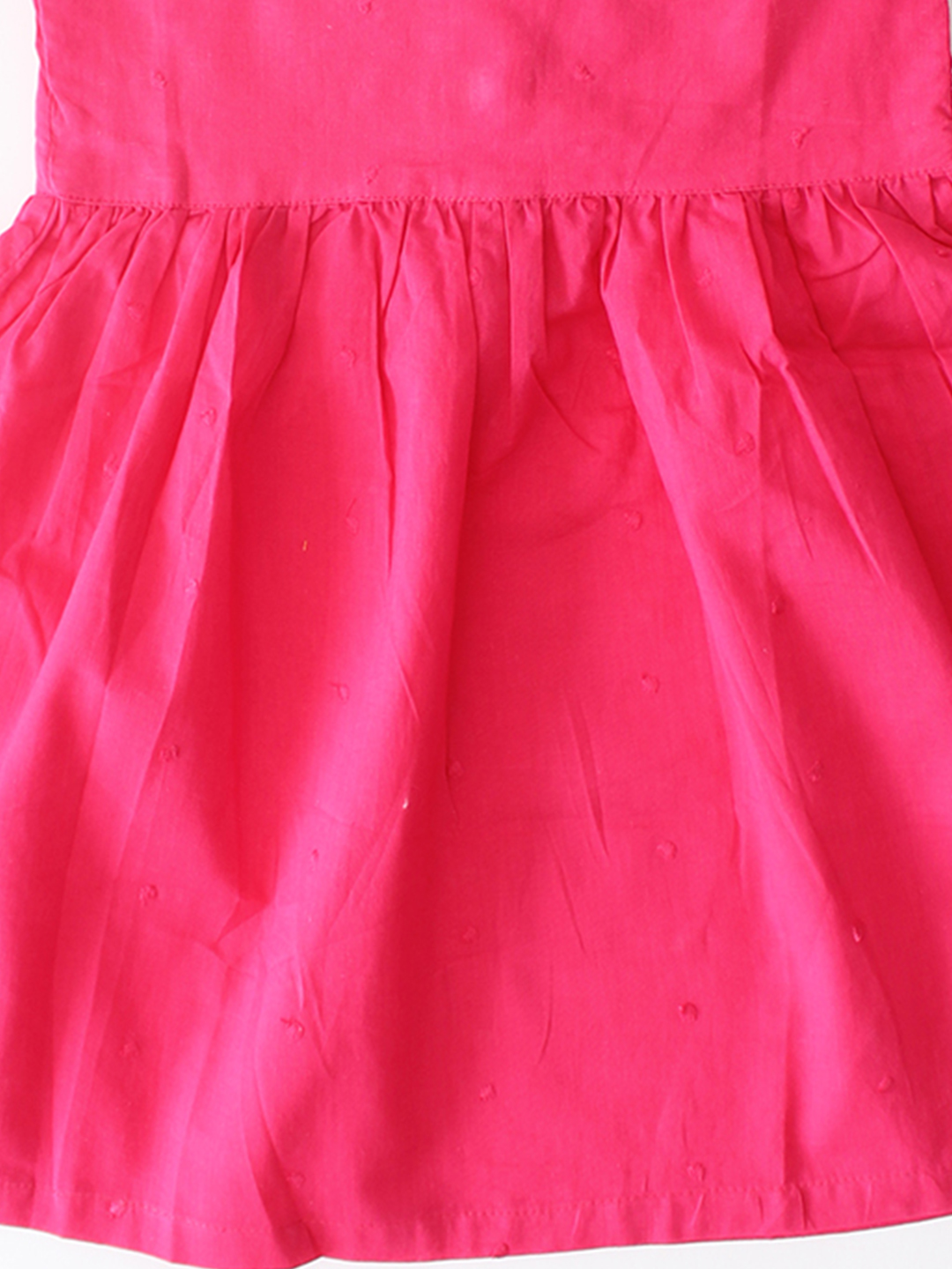 Qvink Cap Sleeves Casual Dress - Magenta