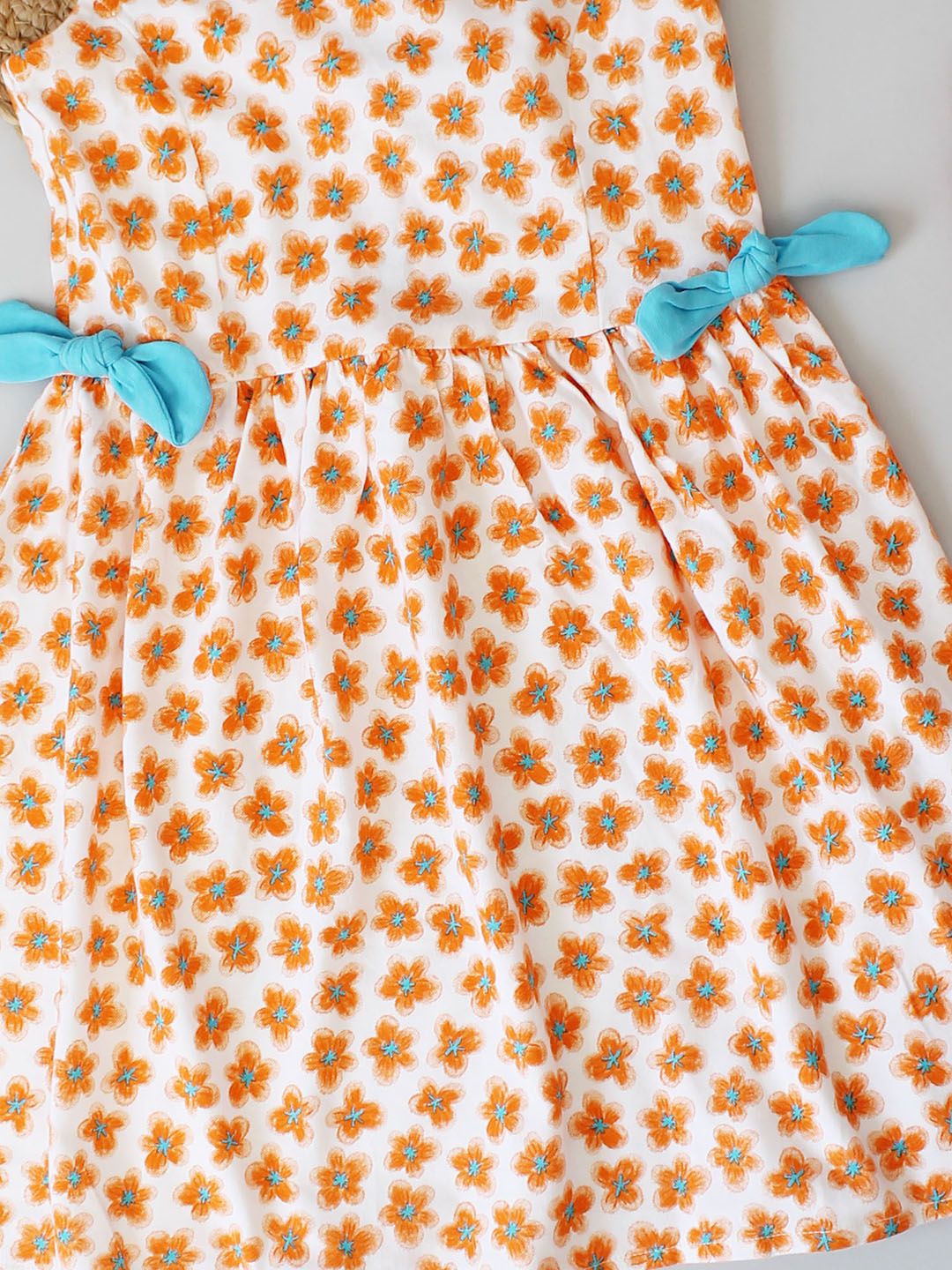 Qvink Floral Printed Casual Dress  White