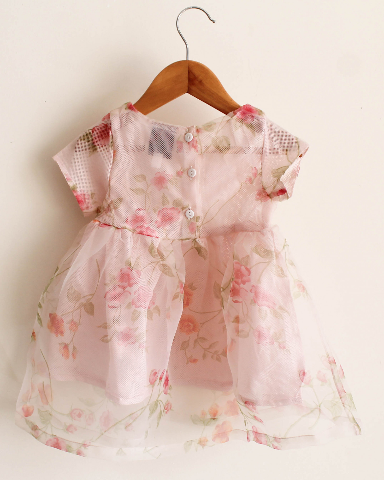 Qvink Floral Printed Casual Dress  White