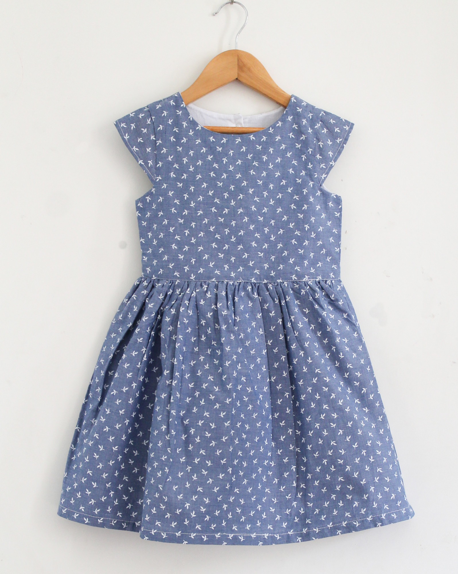 Qvink Printed Casual Dress - Blue