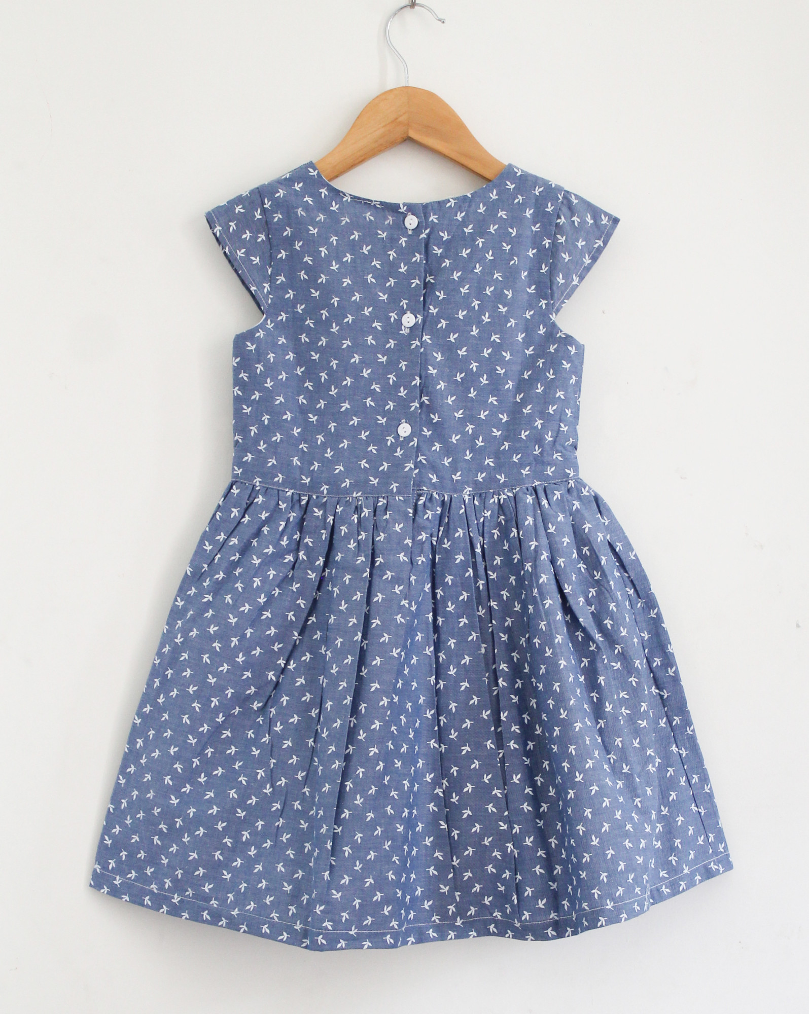 Qvink Printed Casual Dress  Blue