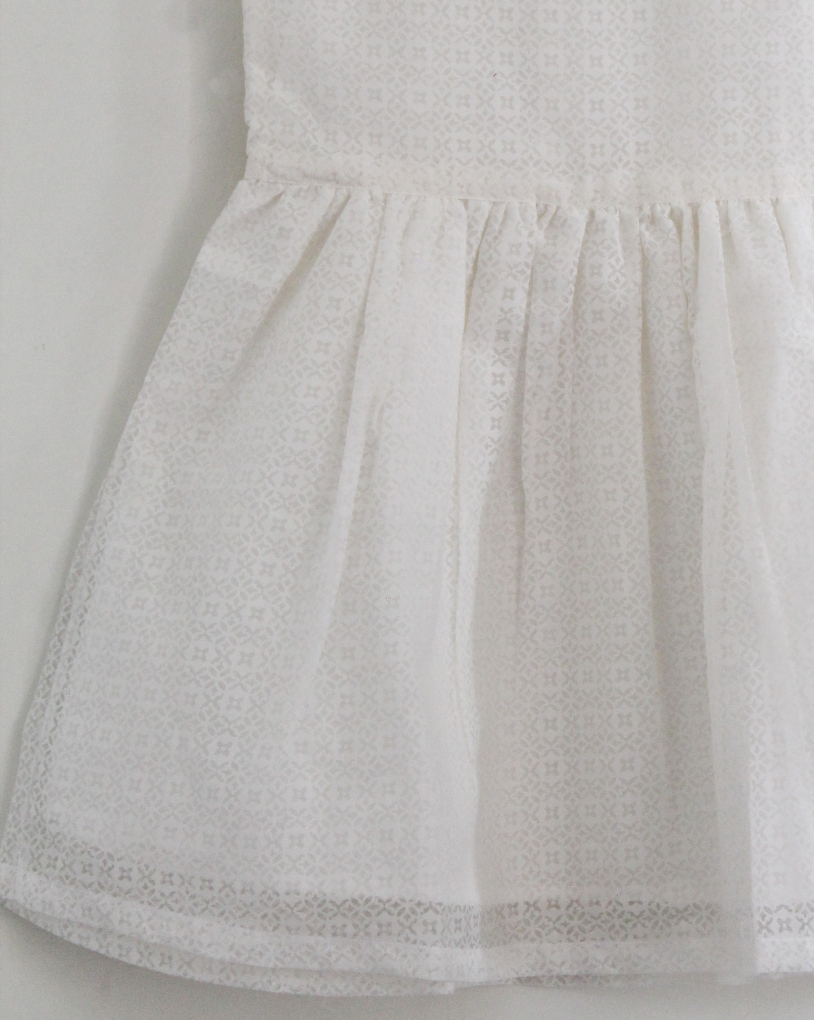 Qvink Cap Sleeves Casual Dress  White