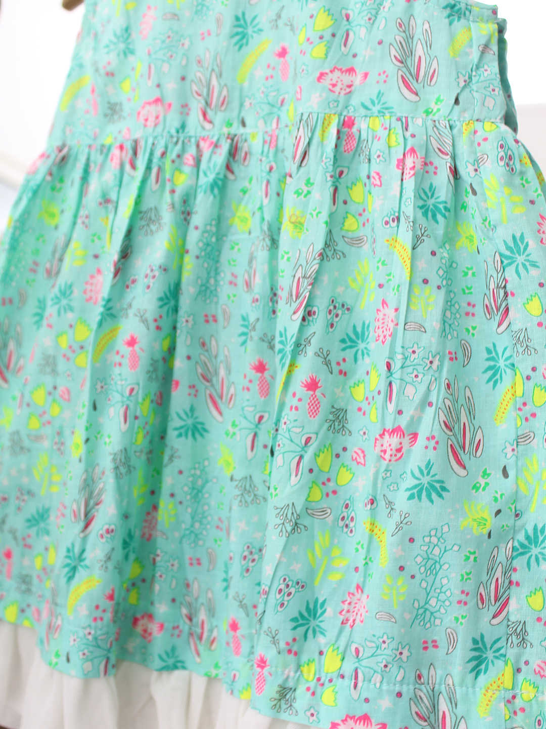 Qvink Floral Printed Dress  Green