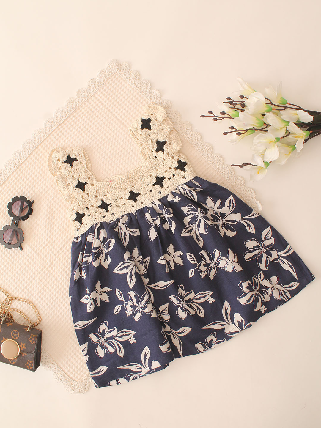 Summer Crochet Frock for Girls