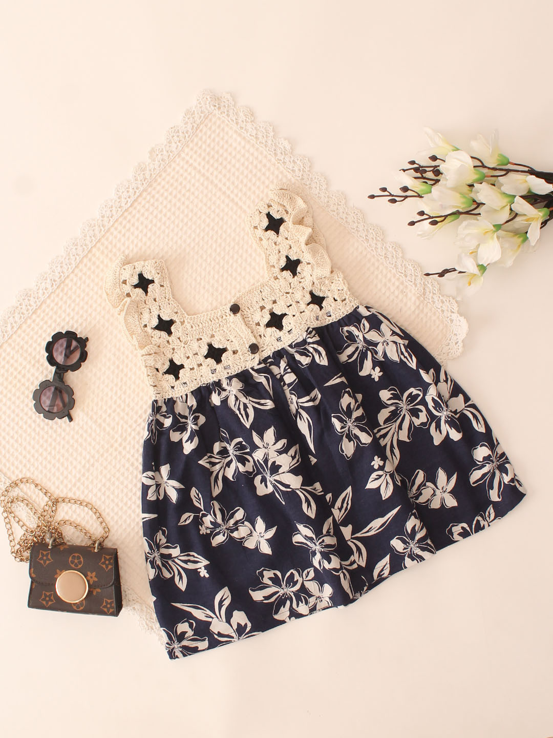 Summer Crochet Frock for Girls