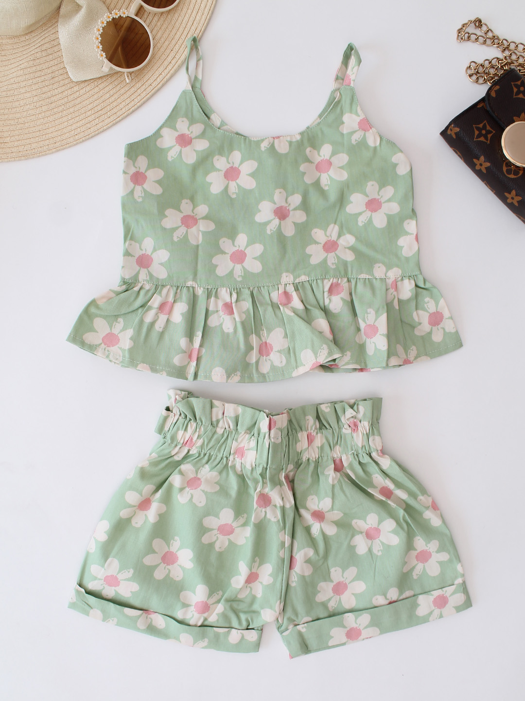 Cotton Floral Printed Co ord Set