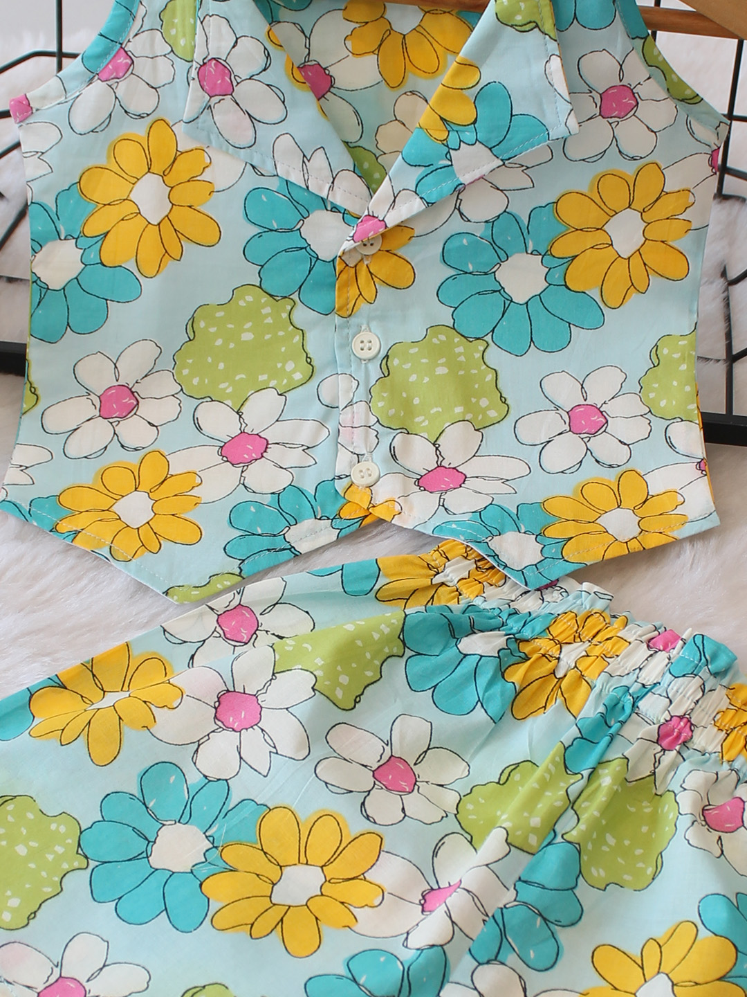 Cotton Multi Floral Printed Co ord Set
