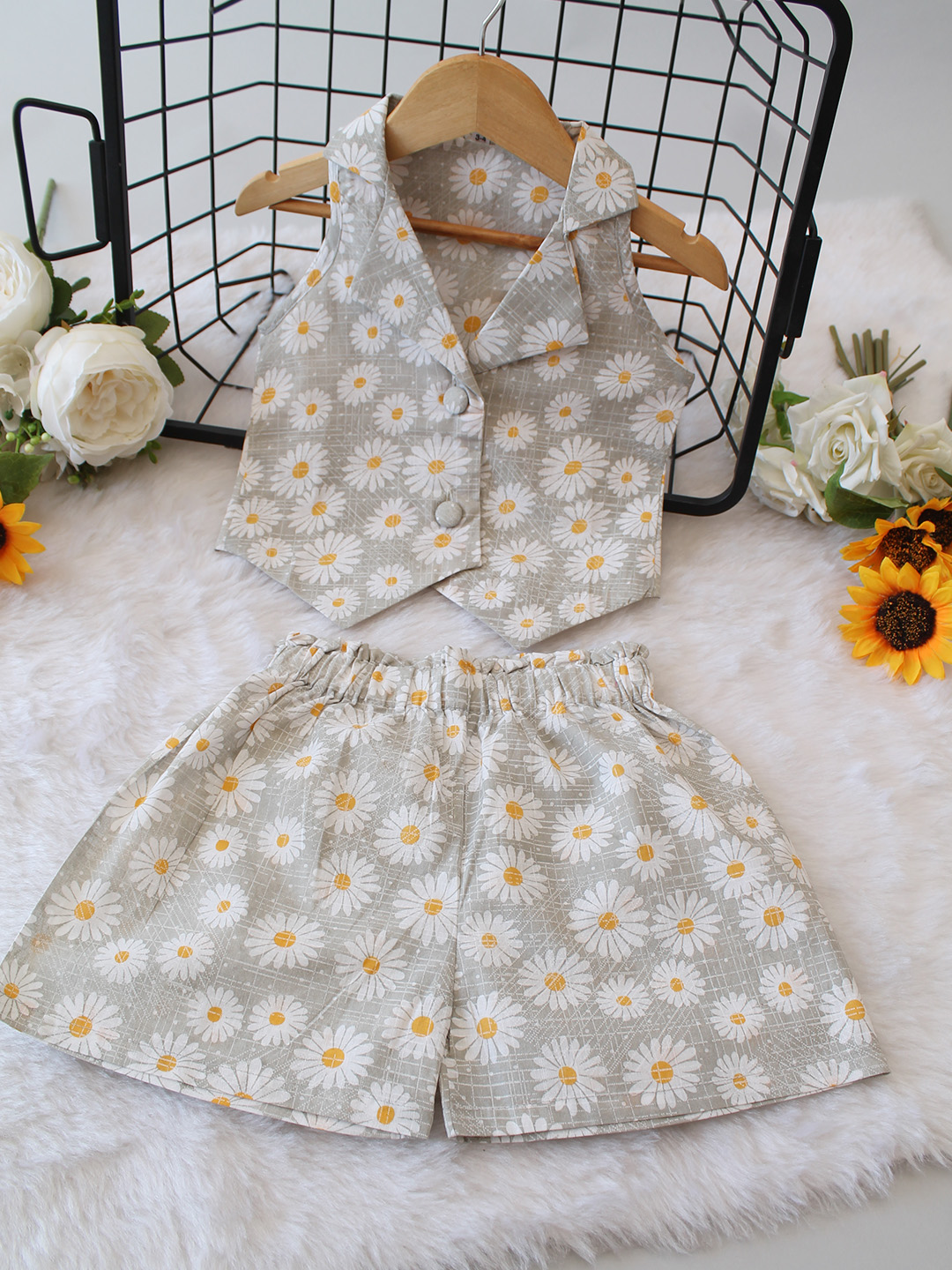 Cotton Floral Printed Co ord Set