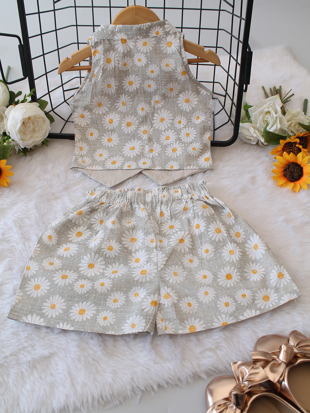 Cotton Floral Printed Co ord Set