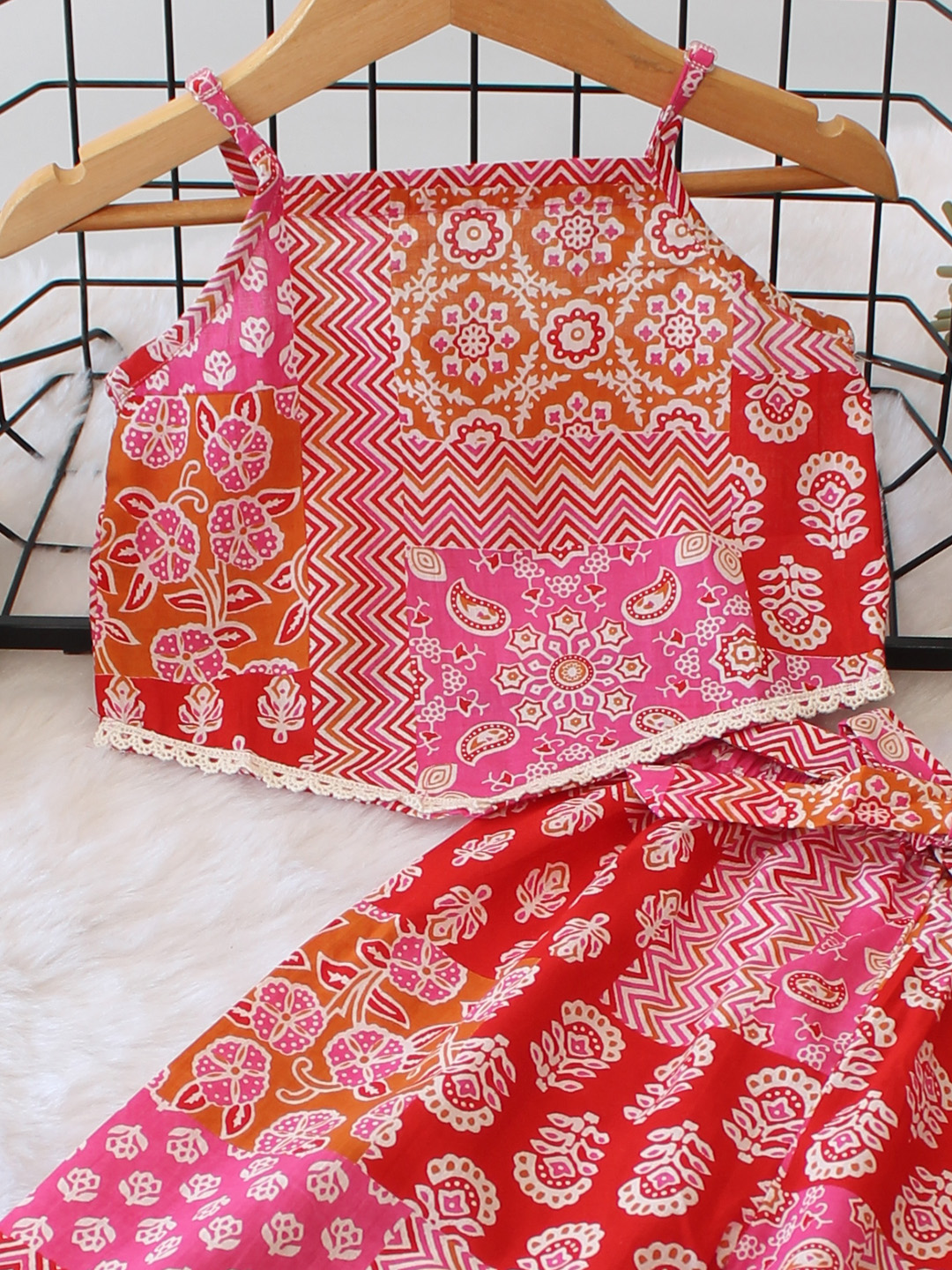 Cotton Abstract Printed Summer Co ord Set
