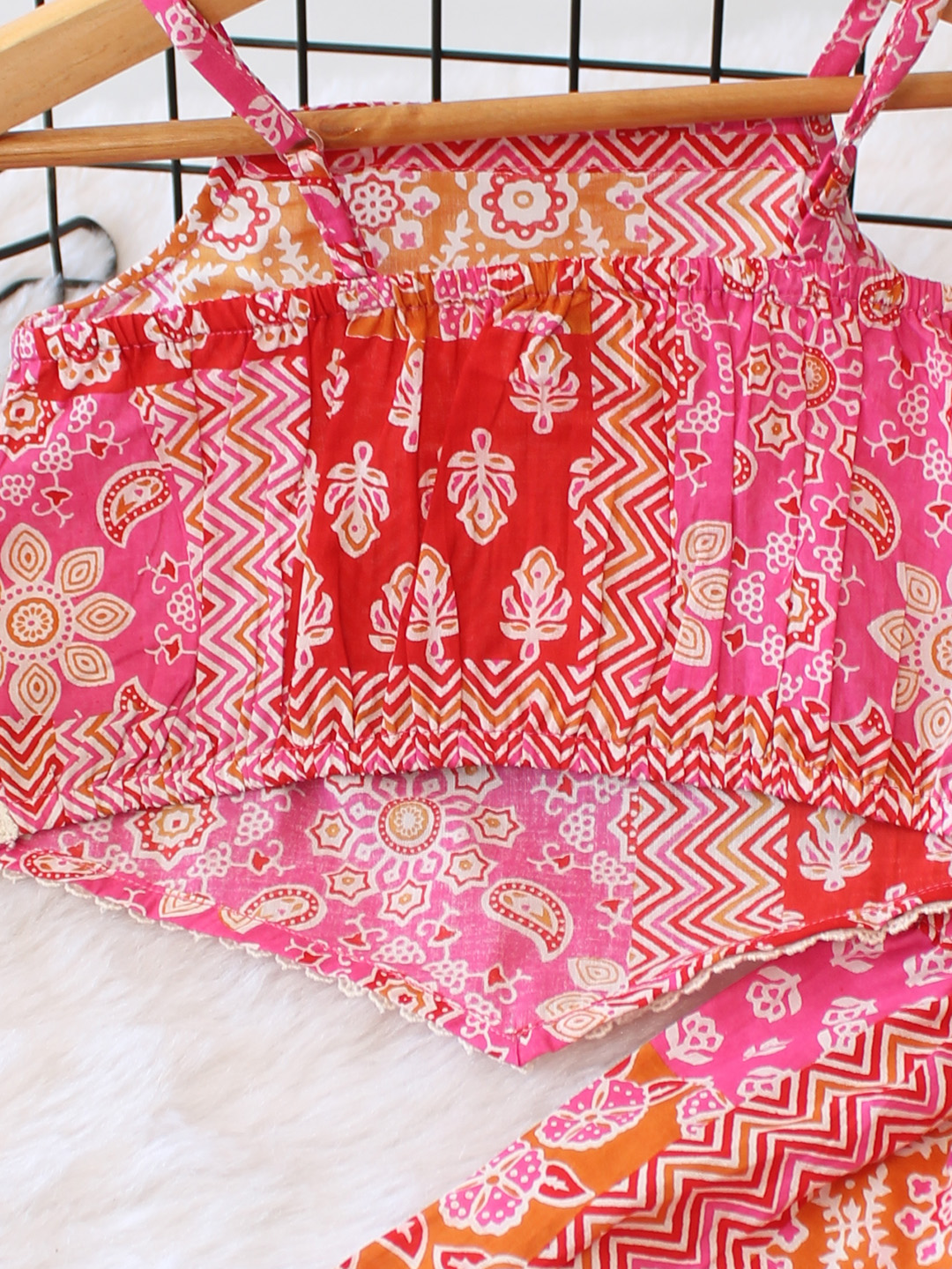 Cotton Abstract Printed Summer Co ord Set