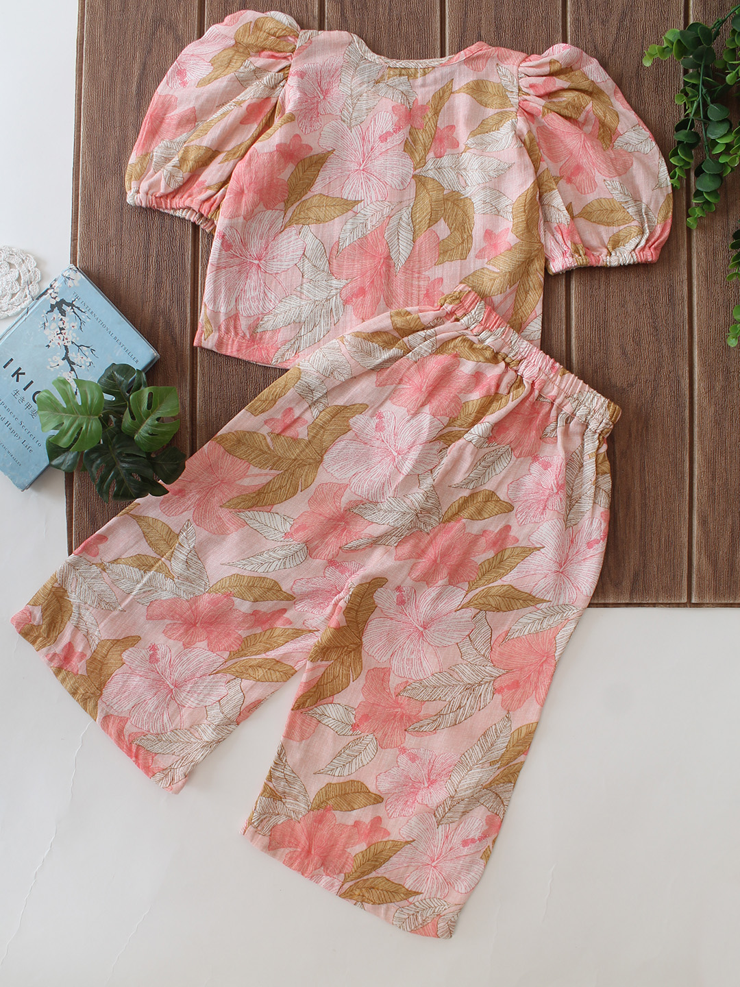 2-Piece Cotton Printed Co-Ord Set - Multicolor